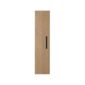 The Cartisan Design Side Cabinets feature a tall, narrow wooden door with a vertical black handle on the right, set against a plain white background.